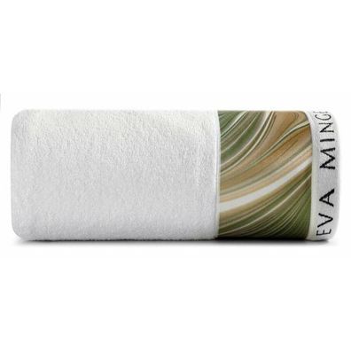 Handtuch Badetuch Duschtuch Eva Minge Glamour Design 100% Baumwolle 50x90 cm weiß