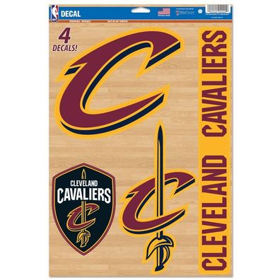 Cleveland Cavaliers Multi-Use Aufkleber Basketball Multicolor