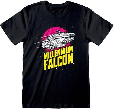 Star Wars - Millenium Falcon Circle T-Shirt Black