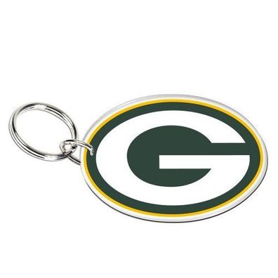 Green Bay Packers Schlüsselanhänger Acryl American Football Grün/ Weiß