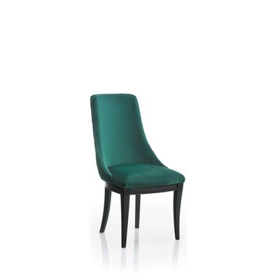 Grüne Sessel 8x Luxus Klassischer Esszimmer Stuhl Stühle Sitz Modern Massiv Holz