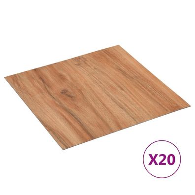 vidaXL PVC-Fliesen Selbstklebend 20 Stk. 1,86 m² Holz-Optik