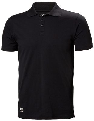 Helly Hansen T-Shirt 79167 Manchester Polo 990 Black
