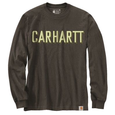 Carhartt Longsleeve Workwear Logo L/ S T-Shirt Peat
