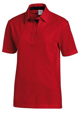 Leiber Polo-Shirt 08/2637/0210 Rot/ Schwarz