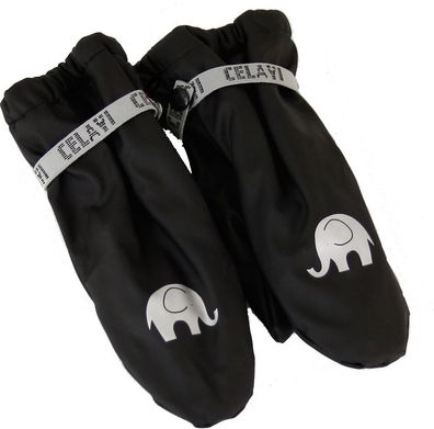 CeLaVi Kinder Handschuh Padded PU-Mittens Black