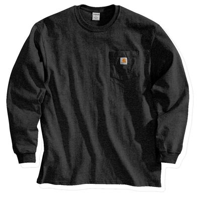 Carhartt Longsleeve Workwear Pocket T-Shirt L/ S Black