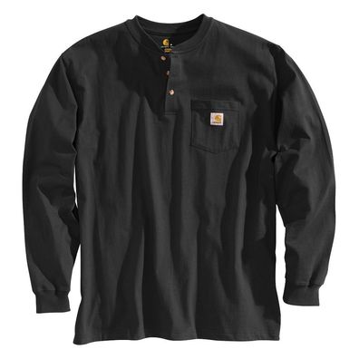 Carhartt Longsleeve Workwear Pocket Henley L/ S Black