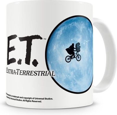 E.T. Bike In The Moon Coffee Mug Kaffeebecher White