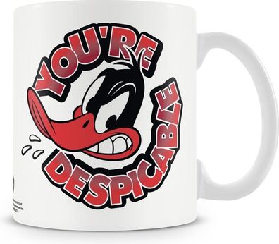 Looney Tunes Daffy Duck Coffee Mug Kaffeebecher White