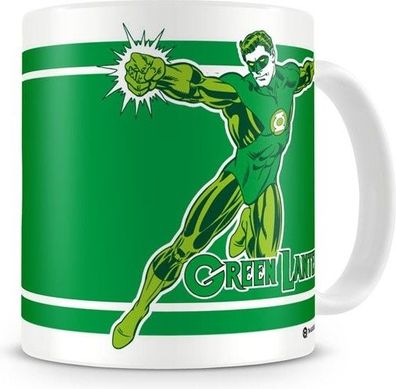 Green Lantern Coffee Mug Kaffeebecher White
