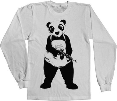 Suicide Squad Panda Longsleeve T-Shirt White