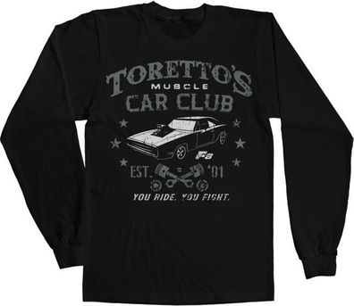 The Fast and the Furious Toretto's Muscle Car Club Longsleeve Tee Black