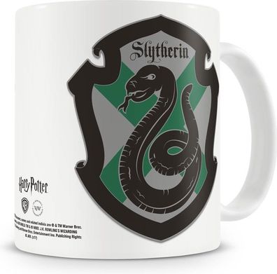 Harry Potter Slytherin Coffee Mug Kaffeebecher White