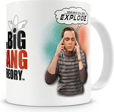 The Big Bang Theory Your Head Will Now Explode Coffee Mug Kaffeebecher White