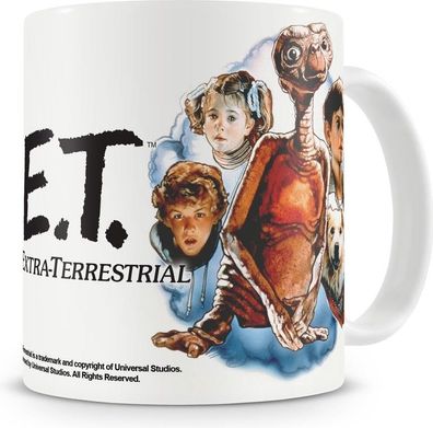 E.T. Retro Poster Coffee Mug Kaffeebecher White