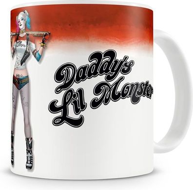 Suicide Squad Daddy's Lil Monster Coffee Mug Kaffeebecher White
