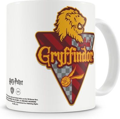 Harry Potter Gryffindor Coffee Mug Kaffeebecher White
