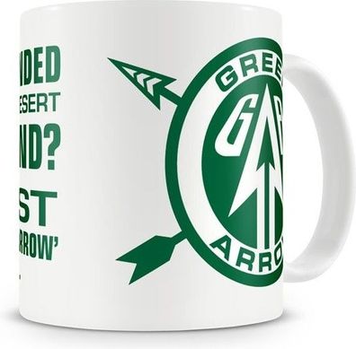 Arrow Just Green Arrow It Coffee Mug Kaffeebecher White