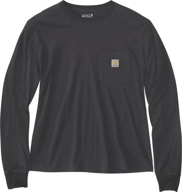 Carhartt Damen Lightweight L/ S Pocket T-Shirt Black