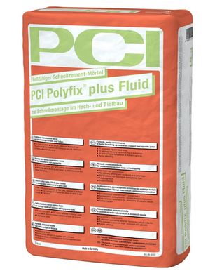 PCI Polyfix plus Fluid Fließfähiger Schnellzement-Mörtel Vergussmörtel Montagemörtel