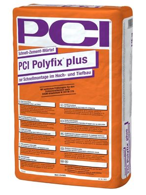 PCI Polyfix plus Schnell-Zement-Mörtel Dichtungsmörtel Hohlkehlenmörtel Setzmörtel