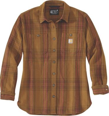 Carhartt Damen Hemd Twill L/ S Plaid Shirt Carhartt® Brown