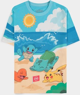 Pokémon - Beach Day - Women's Short Sleeved T-shirt IIII Multicolor