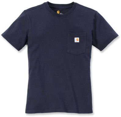 Carhartt Damen Female Shirt Workw Pocket S/ S T-Shirt Navy