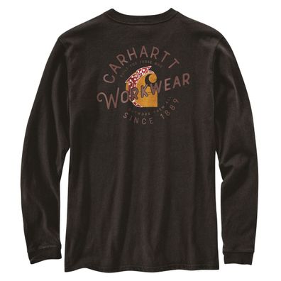 Carhartt Damen Workwear Graphic Pocket T-Shirt Black