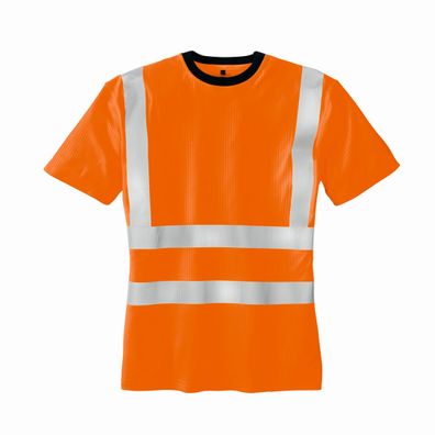 teXXor Warnschutz T-Shirt Hooge Leuchtorange