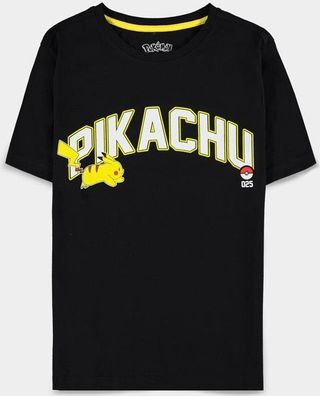 Pokémon - Running Pika - Women's Short Sleeved T-shirt Black