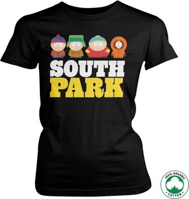 South Park Organic Girly T-Shirt Damen Black