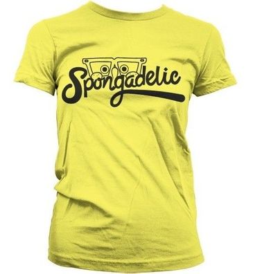SpongeBob SquarePants Spongadelic Girly T-Shirt Damen Yellow