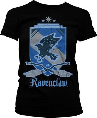 Harry Potter Ravenclaw Girly Tee Damen T-Shirt Black