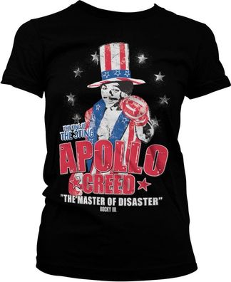 Rocky Apollo Creed Girly Tee Damen T-Shirt Black