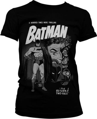 Batman Return Of Two-Face Girly Tee Damen T-Shirt Black