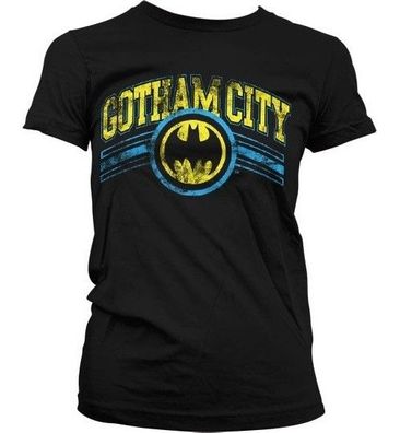 Batman Gotham City Girly T-Shirt Damen Black