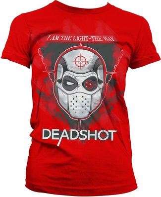 Suicide Squad Deadshot Girly Tee Damen T-Shirt Red