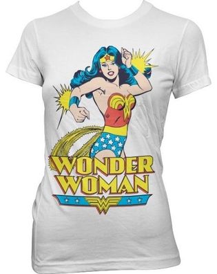 Wonder Woman Girly Tee Damen T-Shirt White