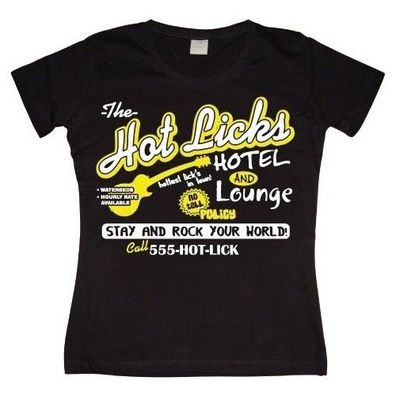 Hybris Hot Licks Hotel Girly T-shirt Damen Black