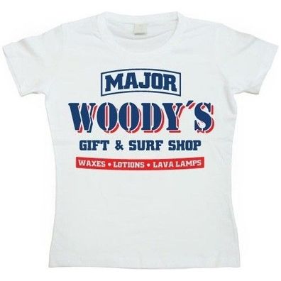 Hybris Woody's Army & Surf Shop Girly T-shirt Damen White