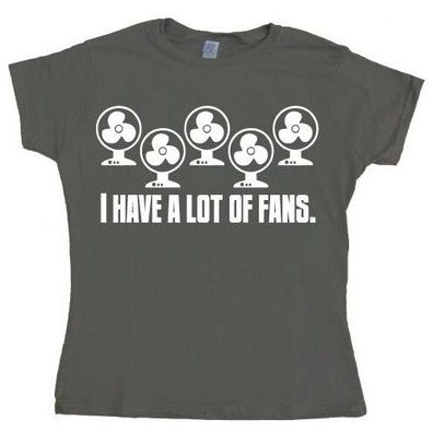 Hybris I Have A Lot Of Fans Girly T-shirt Damen Dark-Grey