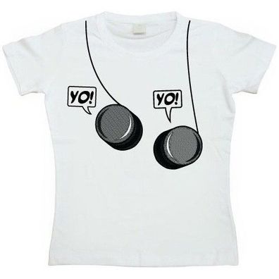 Hybris Yo-Yo! Girly T-shirt Damen White
