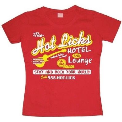 Hybris Hot Licks Hotel Girly T-shirt Damen Red