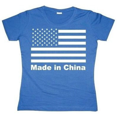 Hybris Made In China Girly T-shirt Damen Blue