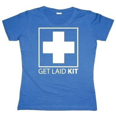 Hybris Get Laid Kit Girly T-shirt Damen Blue