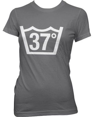 Hybris 37 Celcius Girly Tee Damen T-Shirt Dark-Grey