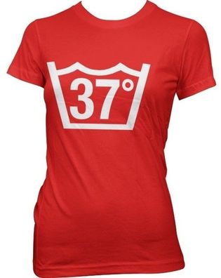 Hybris 37 Celcius Girly Tee Damen T-Shirt Red