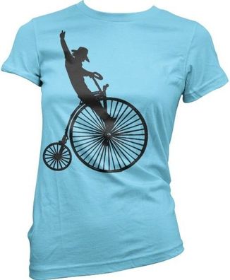 Hybris Rodeo Bike Girly T-Shirt Damen Skyblue